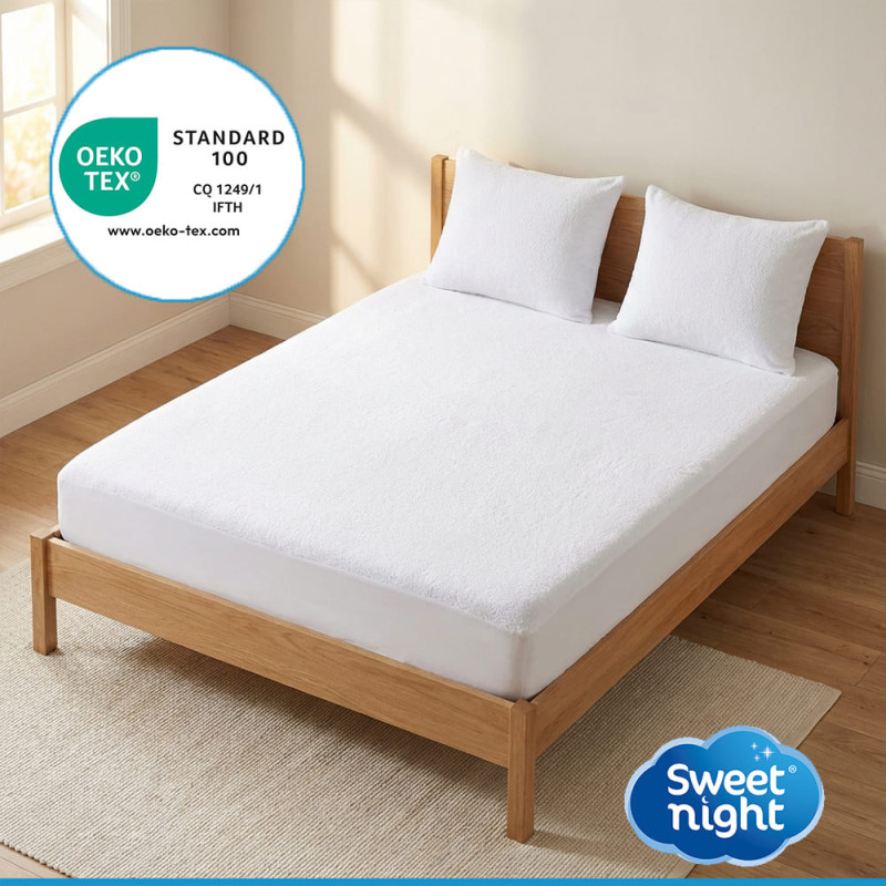 Lot Protection Literie : Protège-Matelas + Taies d'Oreiller 65x65