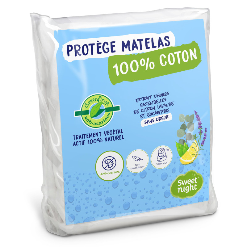 Alèse, protège matelas anti-acariens - 100% naturel végétal