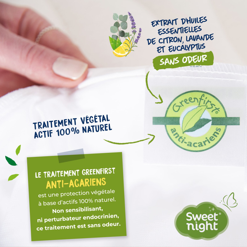 Alèse, protège matelas anti-acariens - 100% naturel végétal