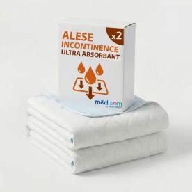Lot de 2 Alèses Imperméables - Anti-fuite incontinence
