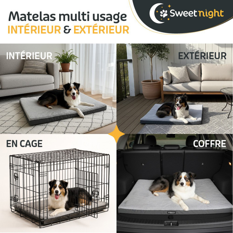 Panier/Tapis/Matelas pour Chien - SWEETNIGHT