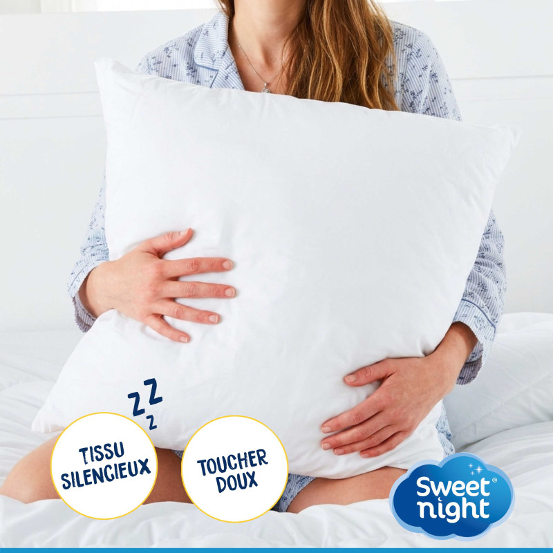 Lot de 2 oreillers anti-acariens 60x60 | Sweetnight