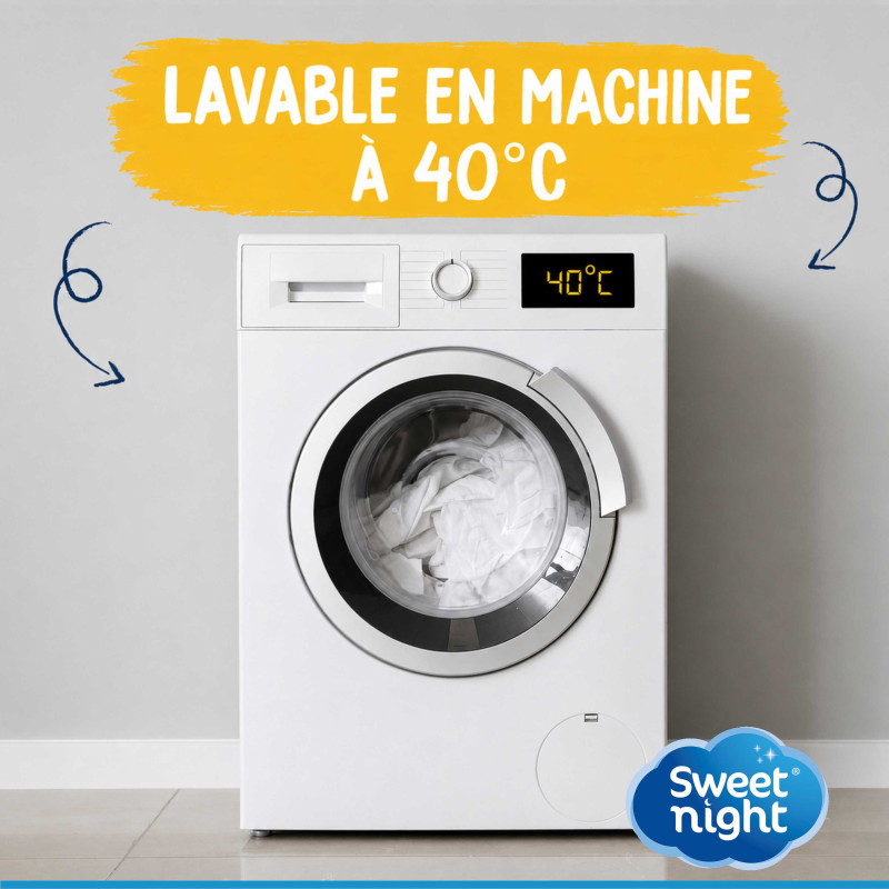 Lot de 2 oreillers anti-acariens 60x60 | Sweetnight