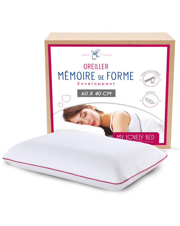 oreiller mousse et mémoire de forme