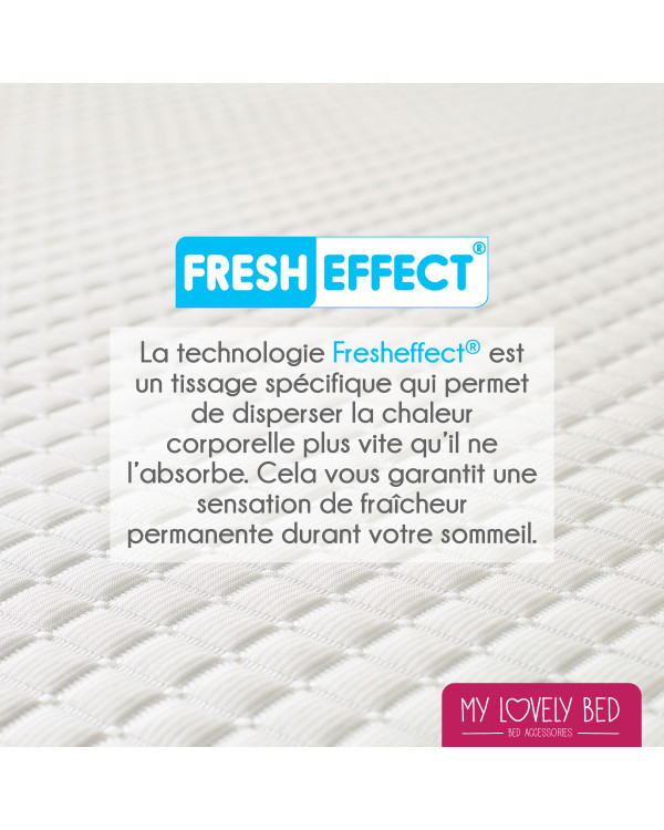 Sur matelas fraîcheur mémoire de forme  5 cm