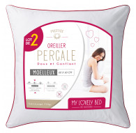 Oreiller gonflant percale