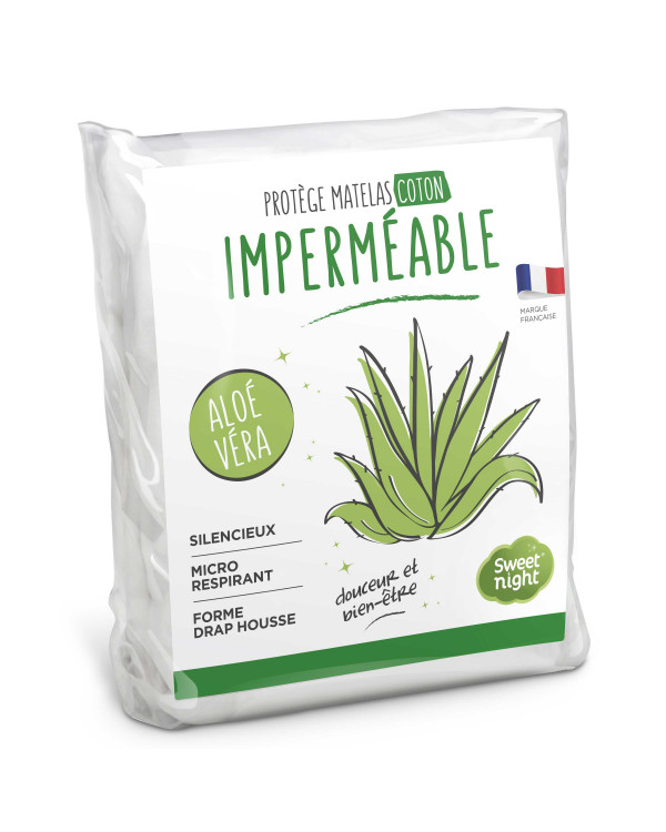 Protege matelas aloe vera