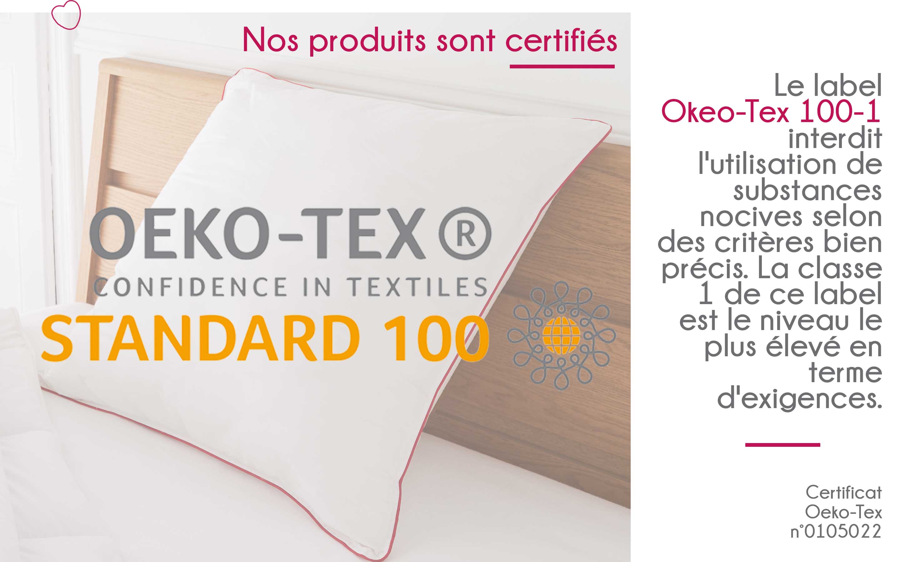 oreiller plumettes