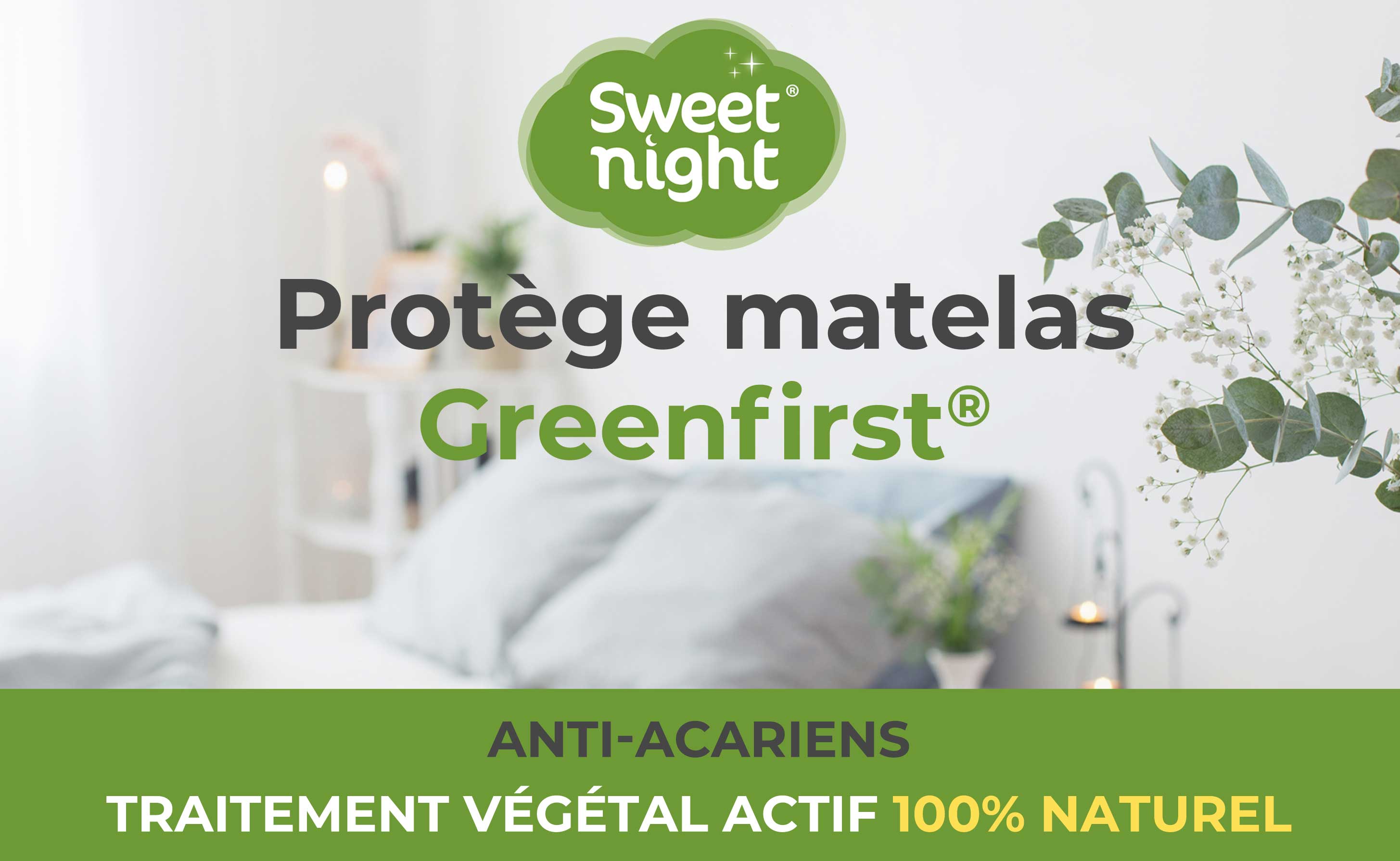 Alèse, protège matelas anti-acariens - 100% naturel végétal